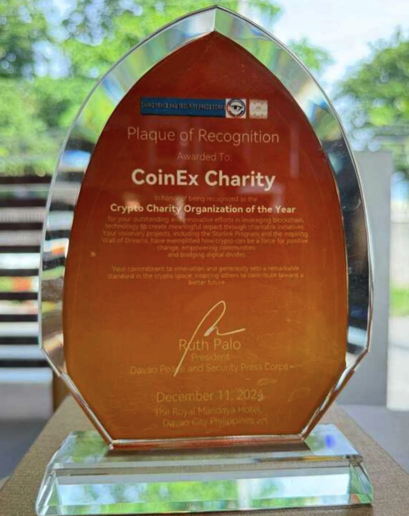 CoinEx Charity