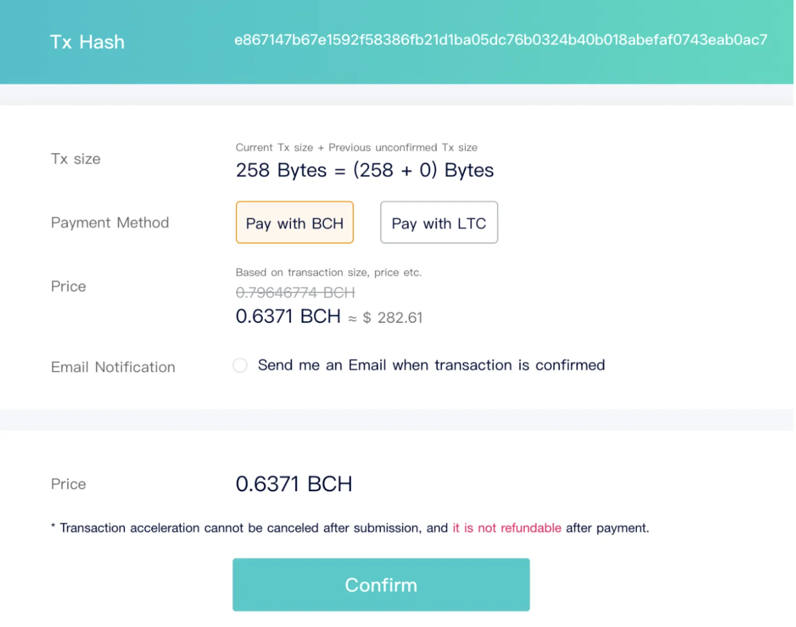 Percepat Transaksi Bitcoin Kamu dengan BTC Accelerator di CoinEx Explorer - image 7