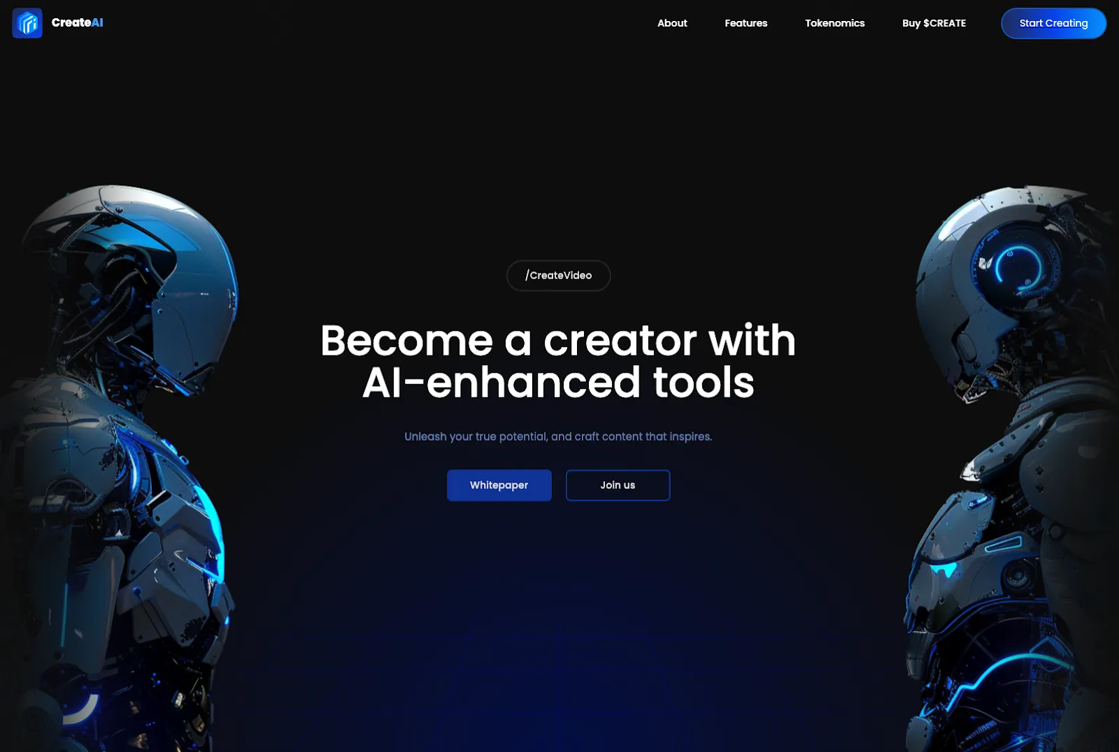 The logo of Create AI
