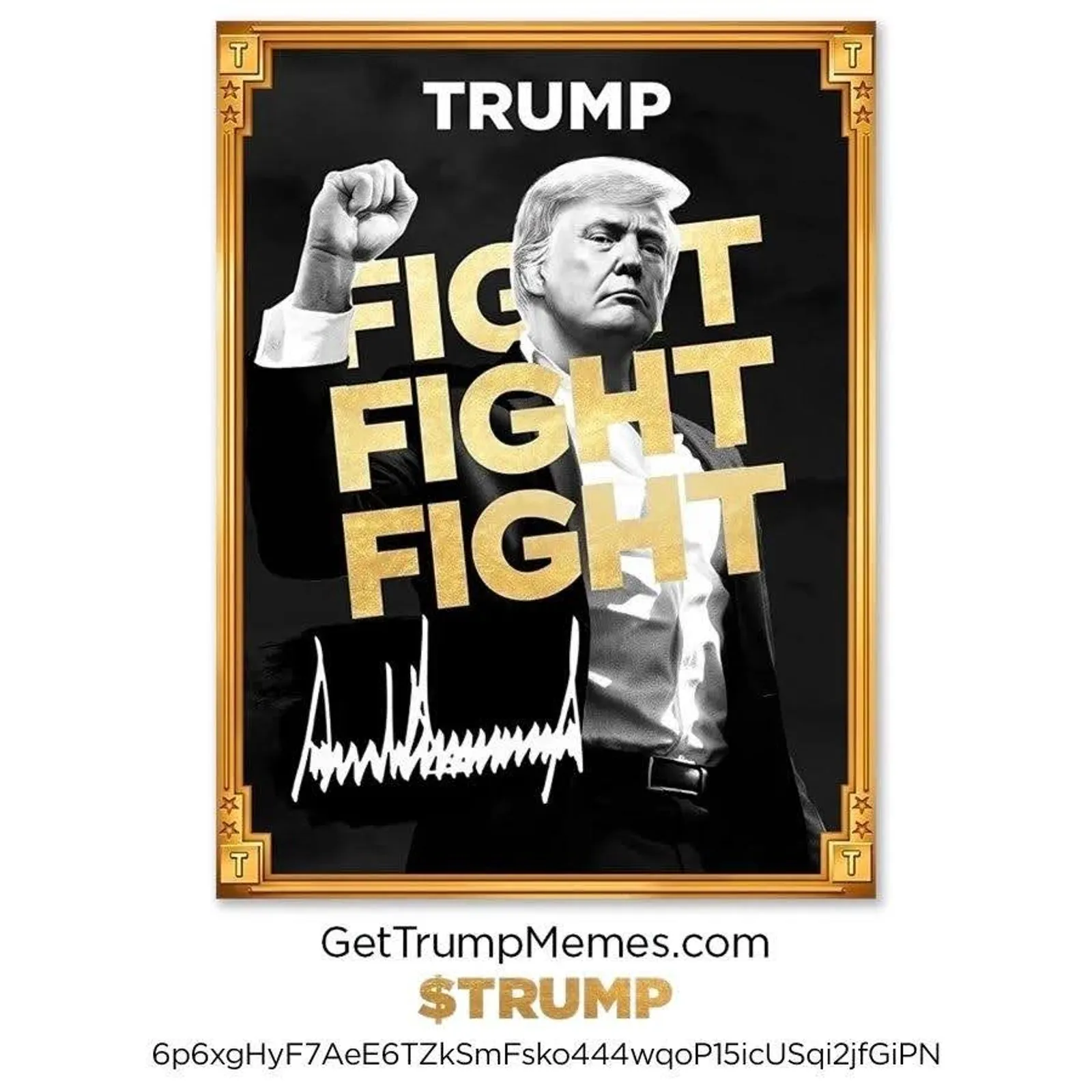 The logo of OFFICIAL TRUMP
