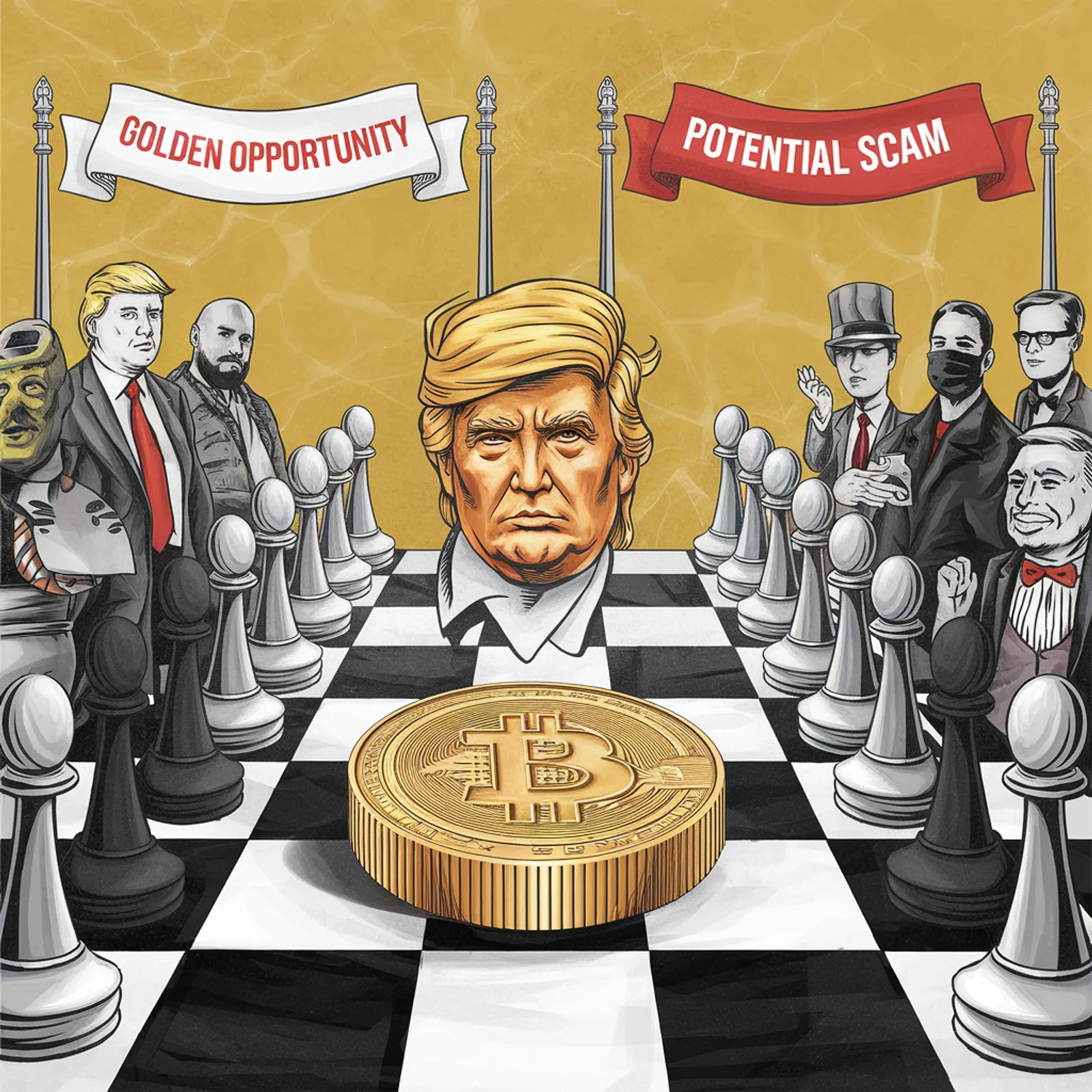 The logo of Official Trump Memecoin