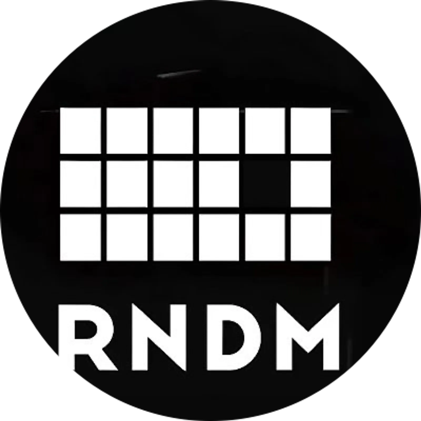 The logo of RNDM