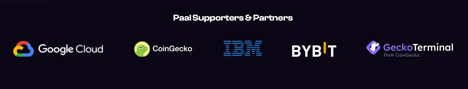 Paal Supporters and Partners