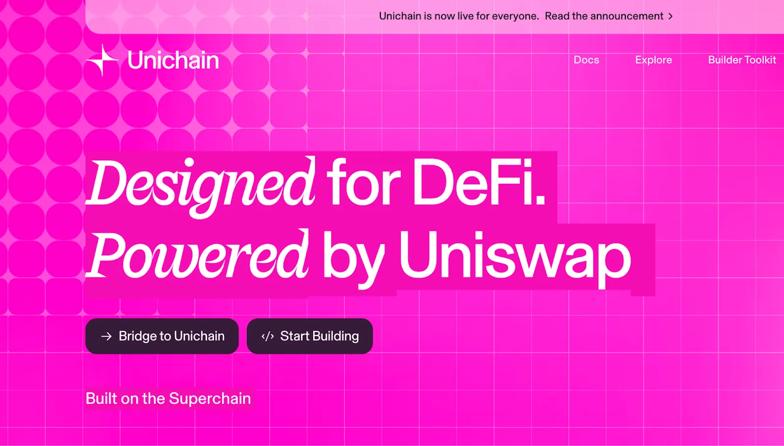 Exploring Unichain