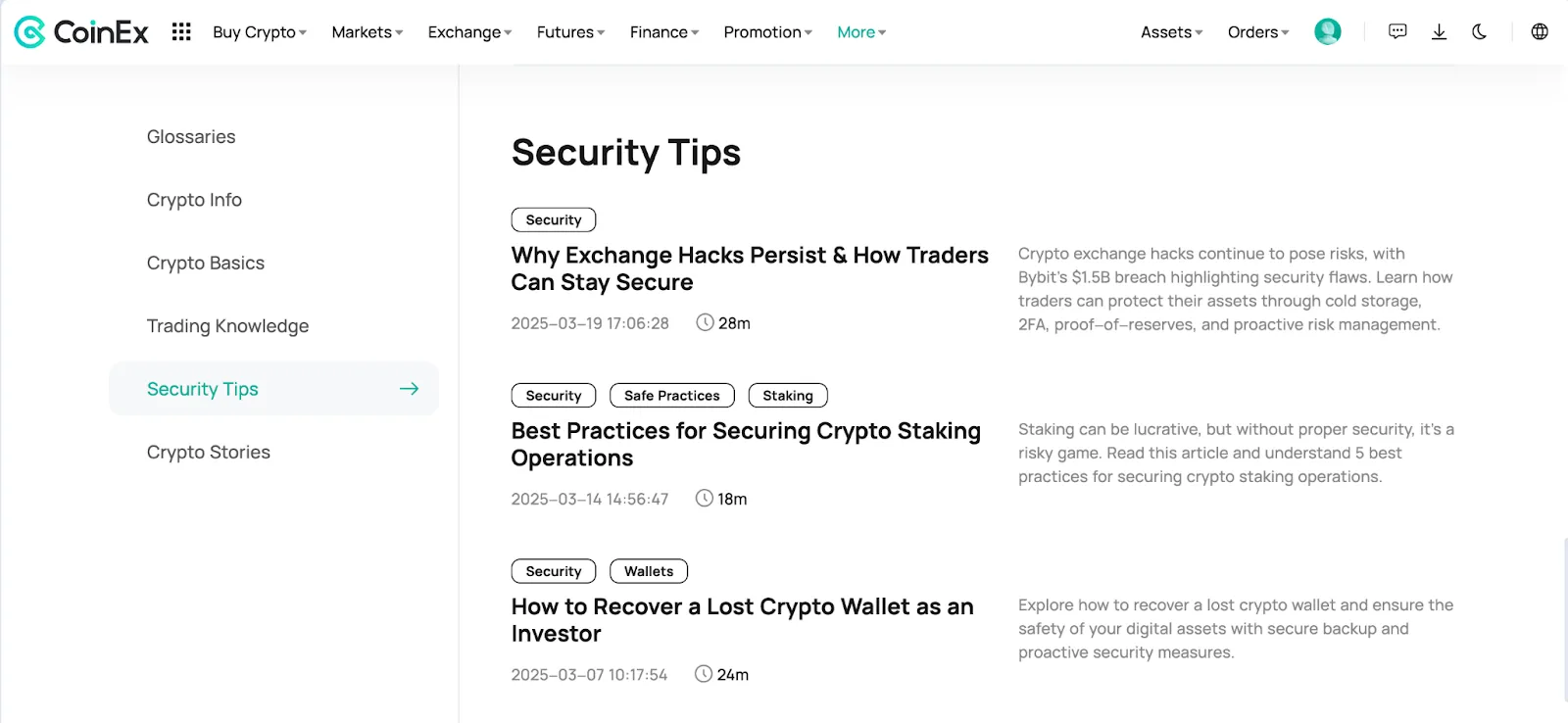 Security Tips