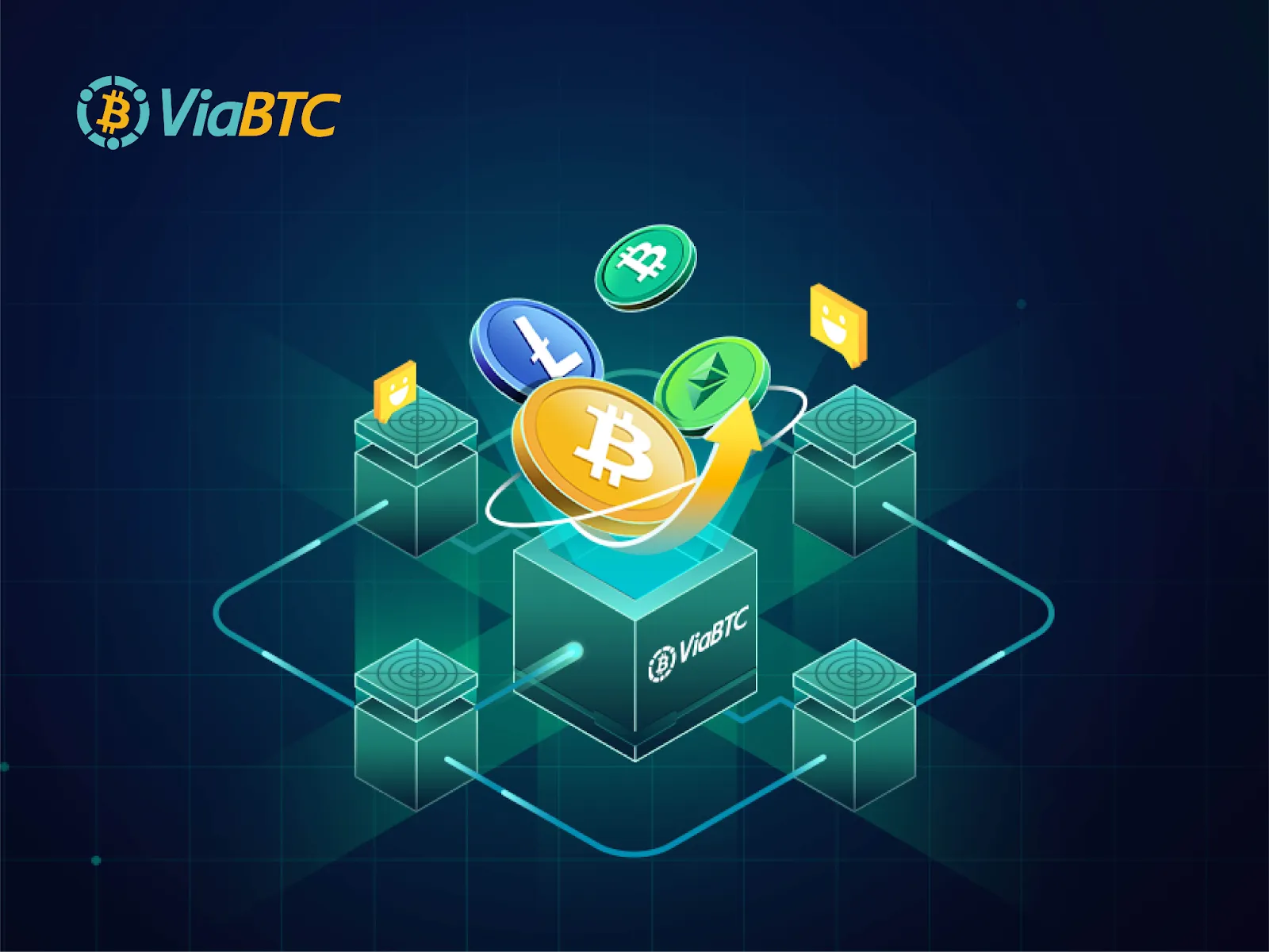 The logo of ViaBTC