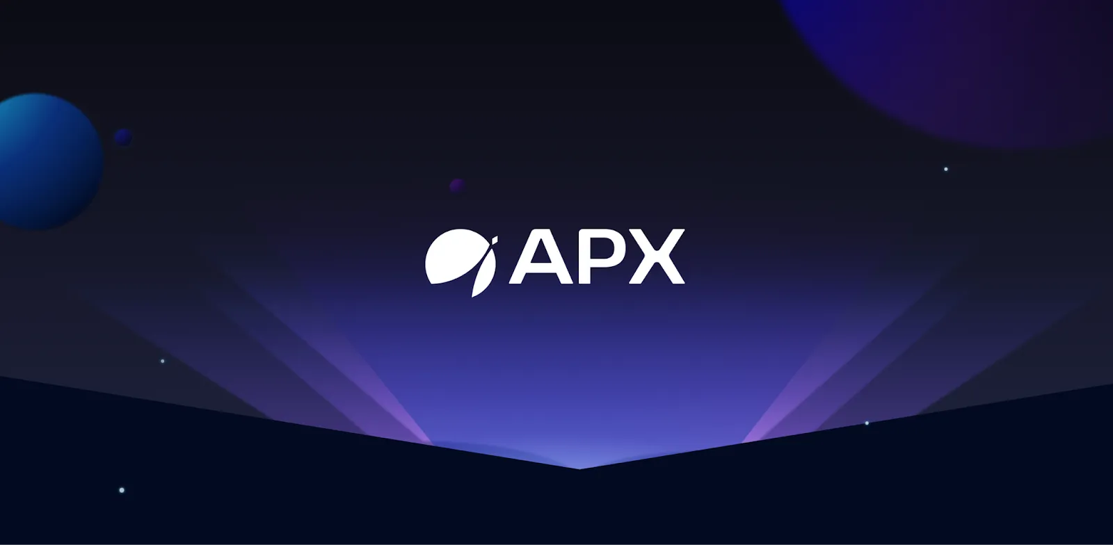 The logo of APX