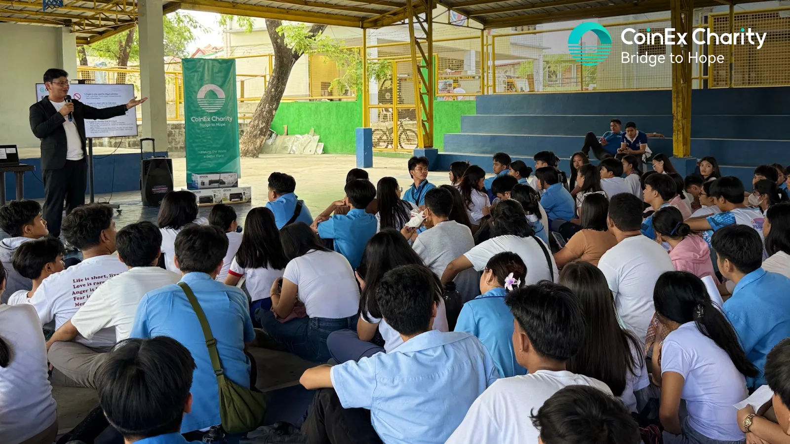 tangible support for a local school