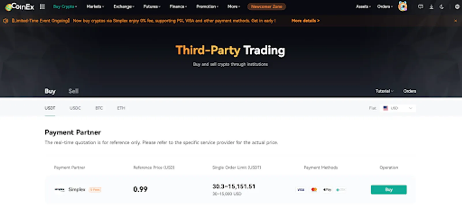 Third-party Trading