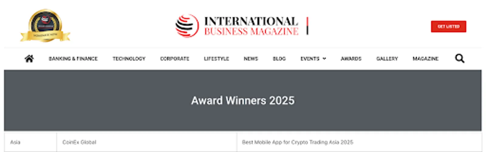 Award Winners 2025