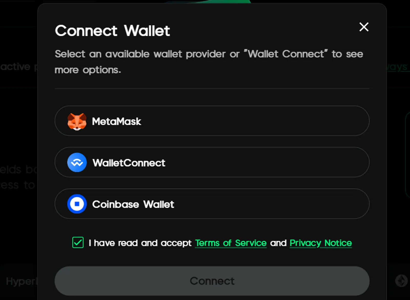 Step 1: Connect Your Wallet