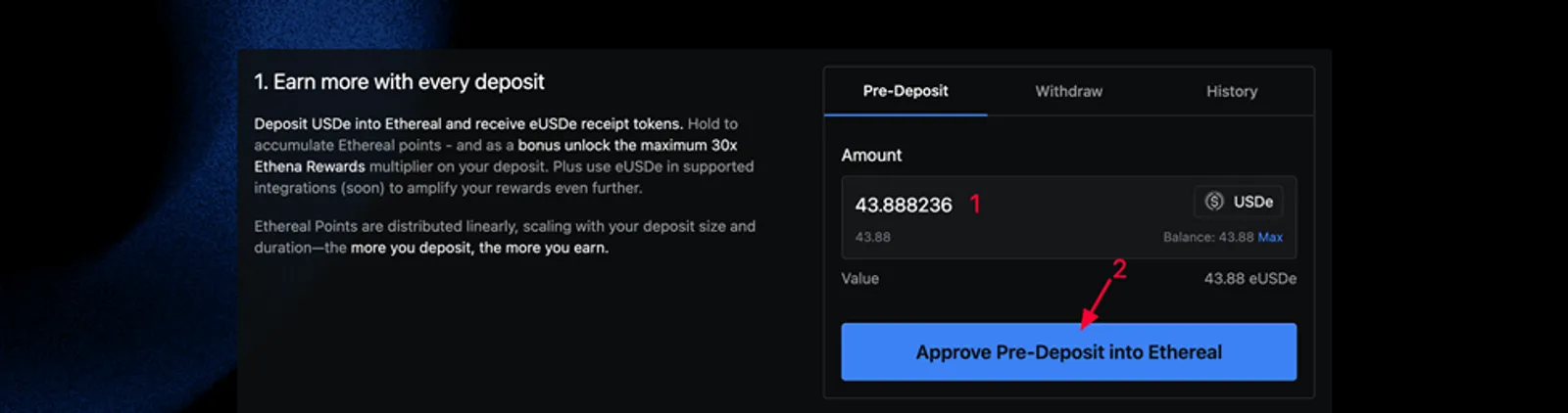 Make Your Deposit: