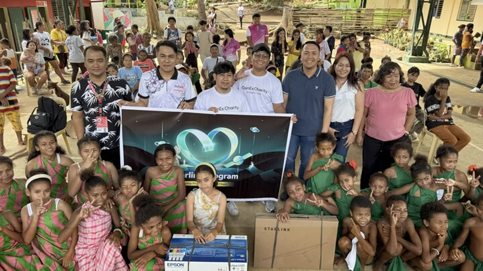 oinEx Charity also donated two printers to help meet classroom needs.