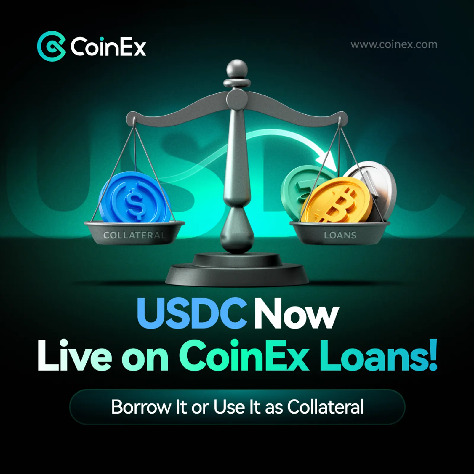 CoinEx Expands USDC Utility with Powerful New Loan Features