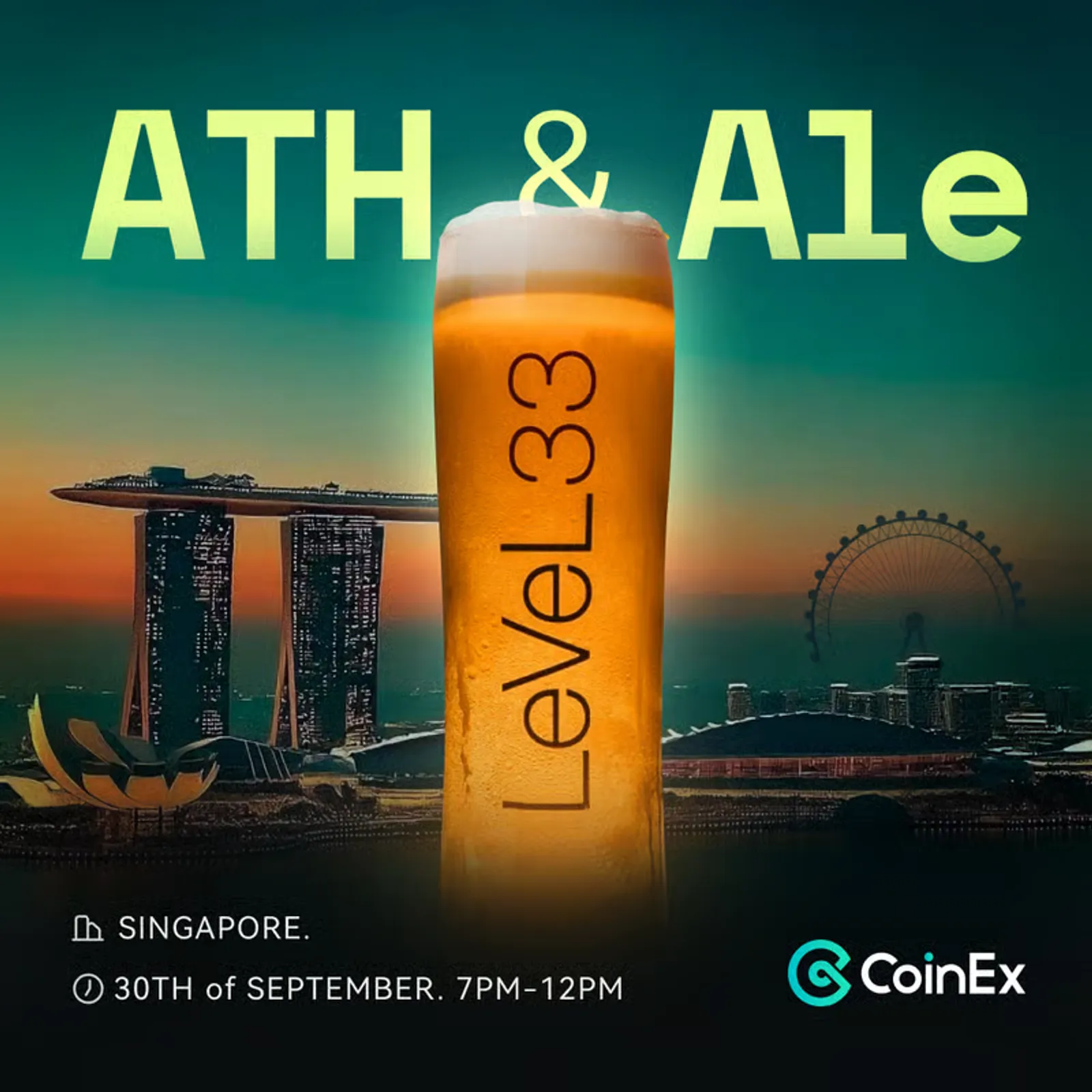CoinEx: ATH & Ale Side Event