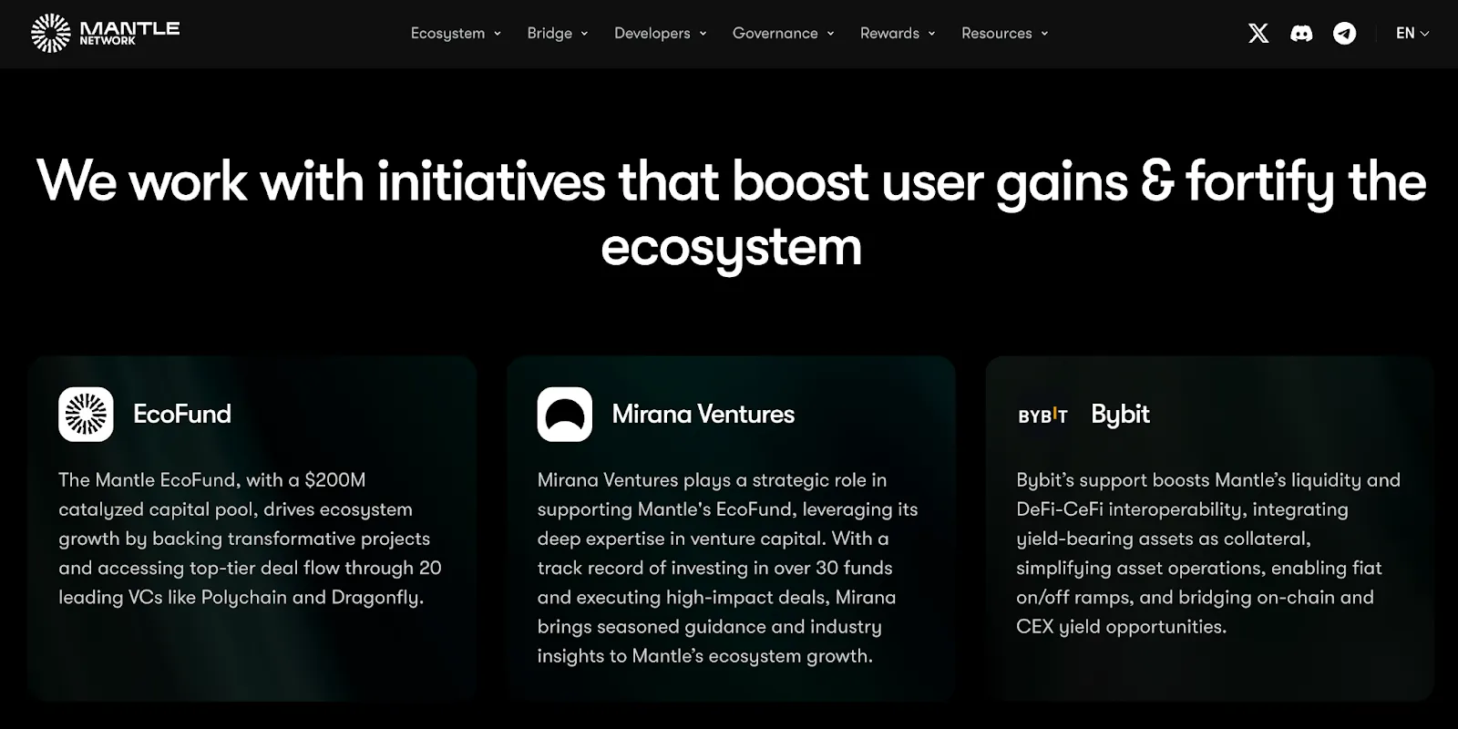 Token utility & tokenomics (MNT)