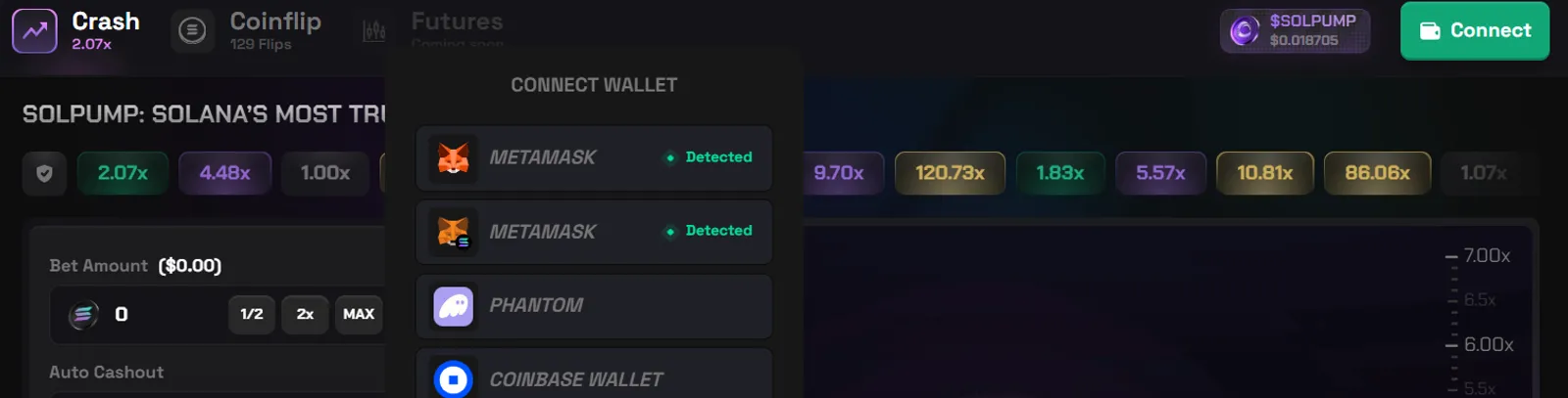 Step 2: Connect Your Solana Wallet