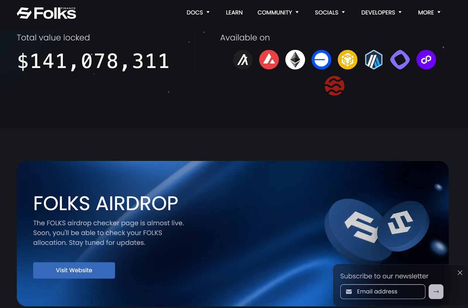Tokenomics — The Role of FOLKS