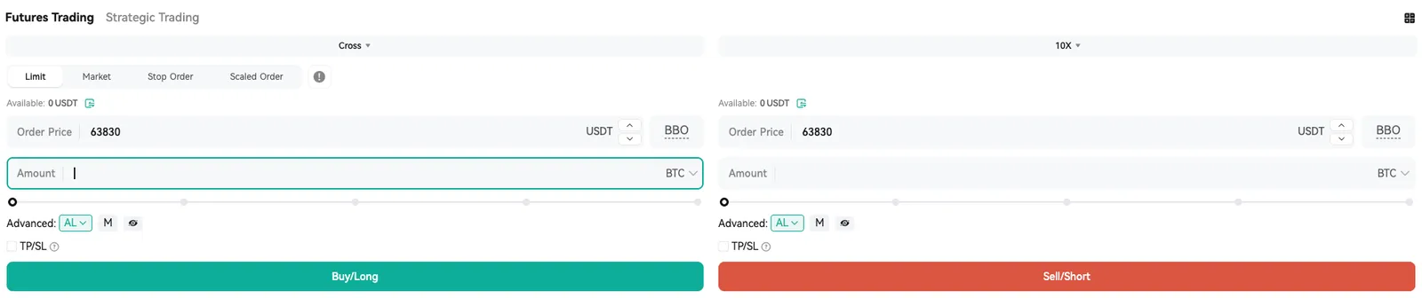 CoinEx provides a simple and intuitive futures trading interface.